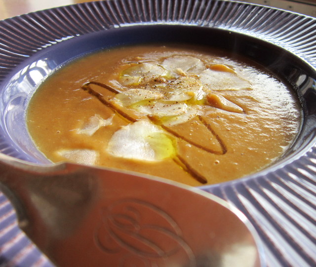 Crema di porri, da leccarsi i baffi.