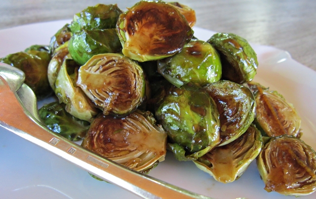 Cavolini di Bruxelles all'arancia