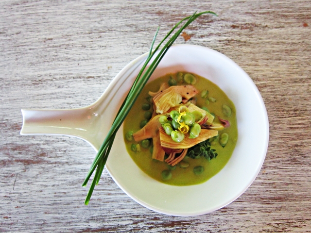 Zuppa cruda di Primavera